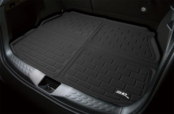 3D MAXpider 20-23 Tesla Model Y 2nd Row Seatback Protector Kagu Cargo Liner - Black Fashion